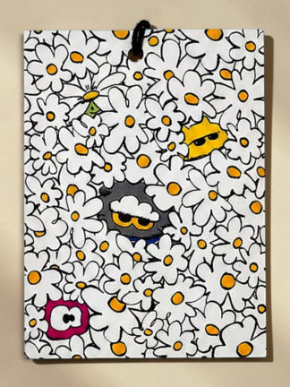 LINE FRIENDS ZO&FRIENDS 香氛吊掛片（花花款）