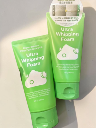 超綿密綠蕃茄泡泡潔面乳