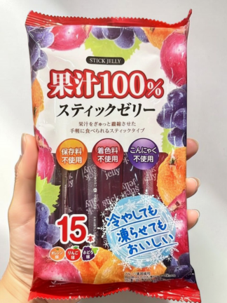 日本熱銷｜100%果汁棒棒果凍
