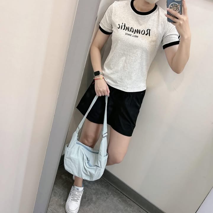 馬卡龍微皺感大容量半月胸包:圖片 10