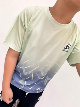 撞色涼感T