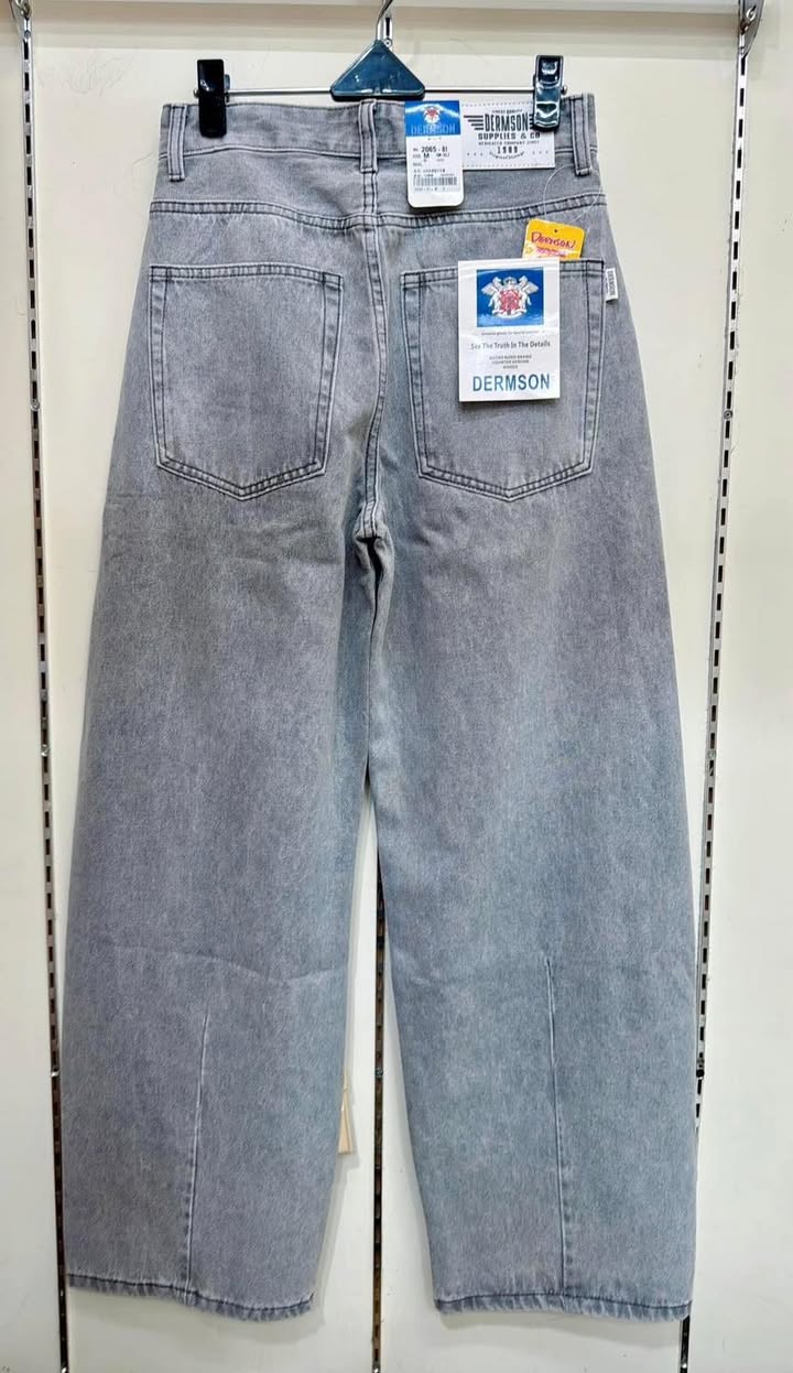 夏日冰川灰直筒牛仔褲 - Image 10