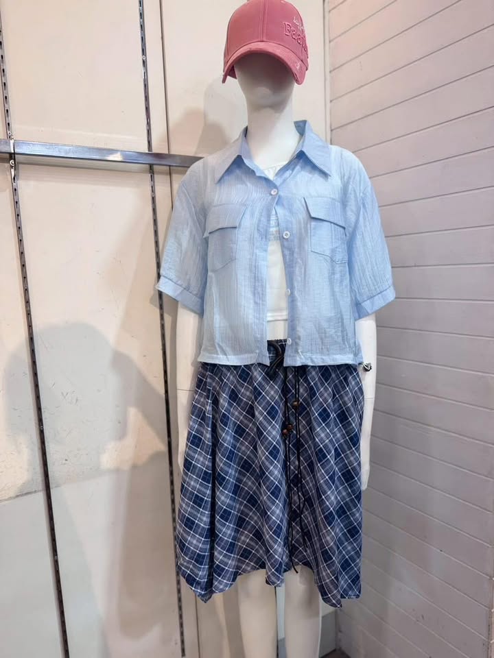 晨霧透氣短版襯衫外套 - Image 4