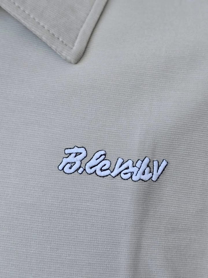 美式半拉鍊草寫刺繡重磅 Polo 衫:圖片 10
