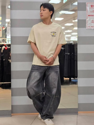 皇冠暴龍重磅寬版短袖