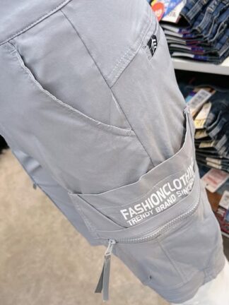 潮流機能拉鍊工裝短褲
