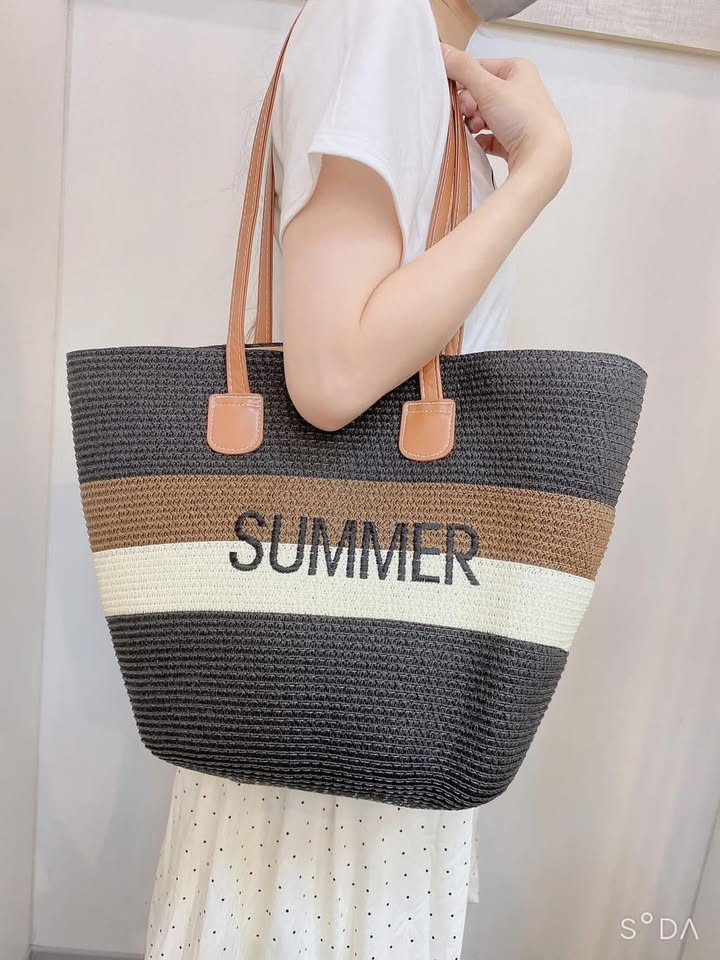 SUMMER 草編托特包 - Image 3