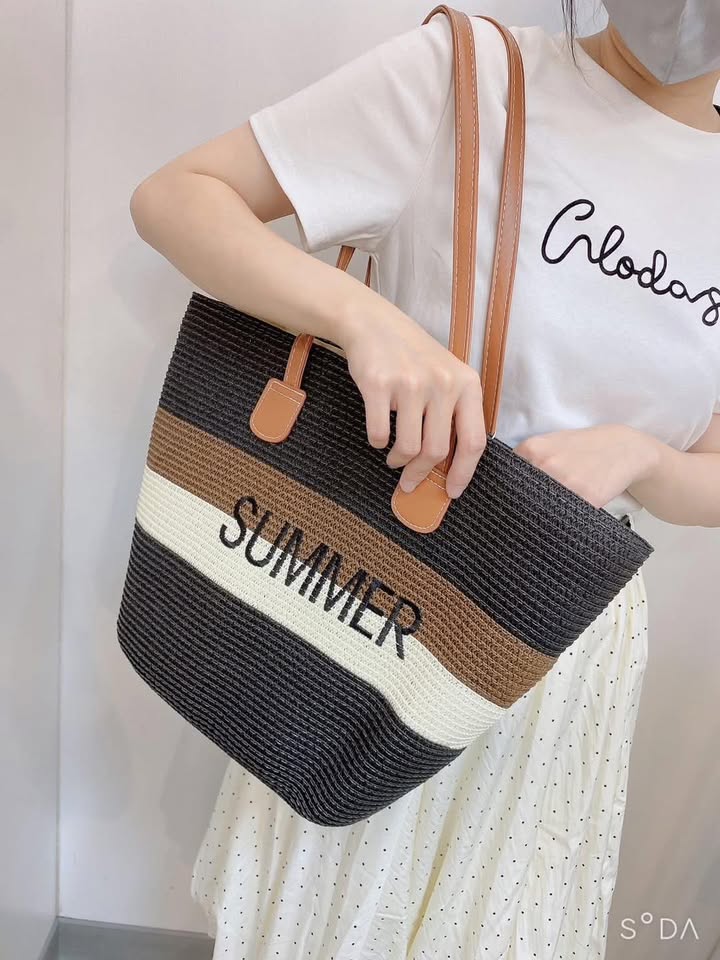SUMMER 草編托特包 - Image 5