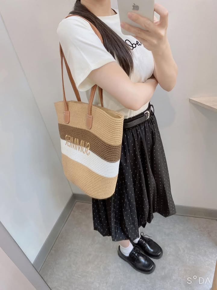 SUMMER 草編托特包 - Image 7