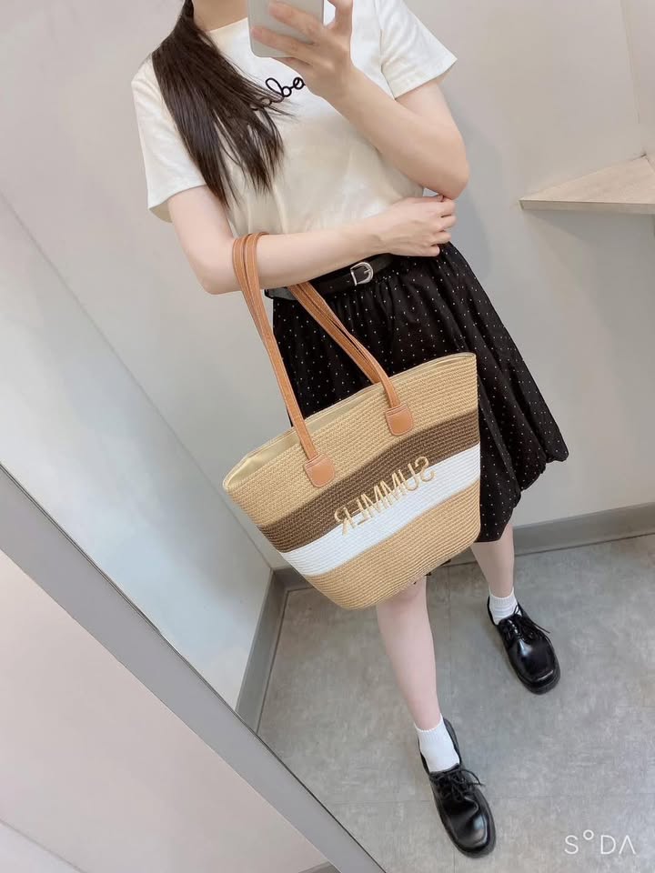 SUMMER 草編托特包 - Image 8