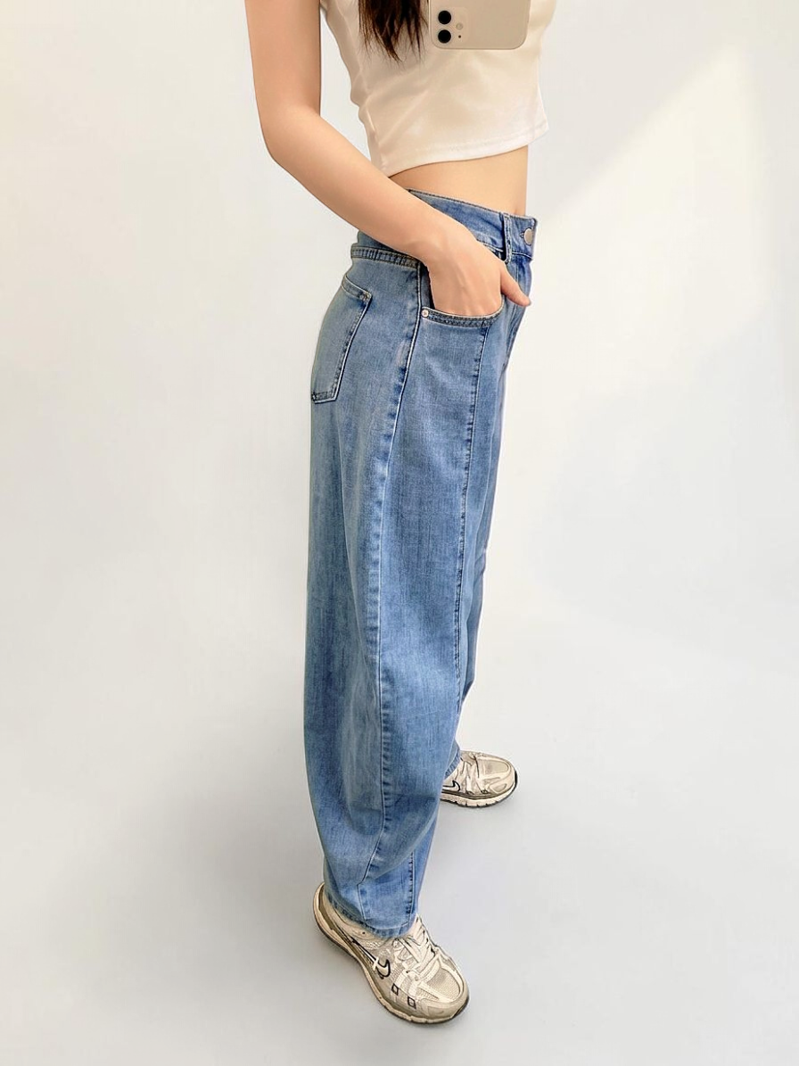新品上市|牛仔彎刀長褲:圖片 2