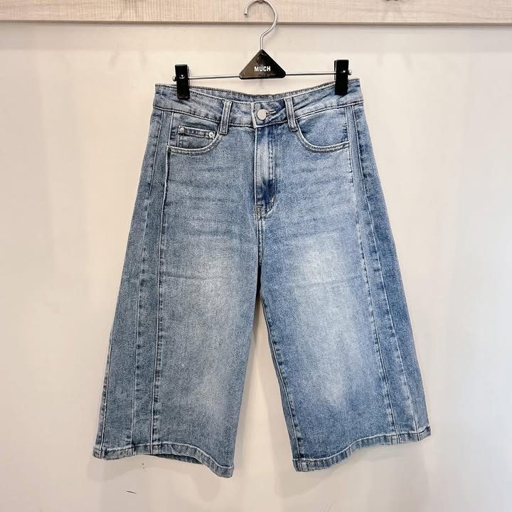 復古率性美式牛仔七分褲:圖片 9