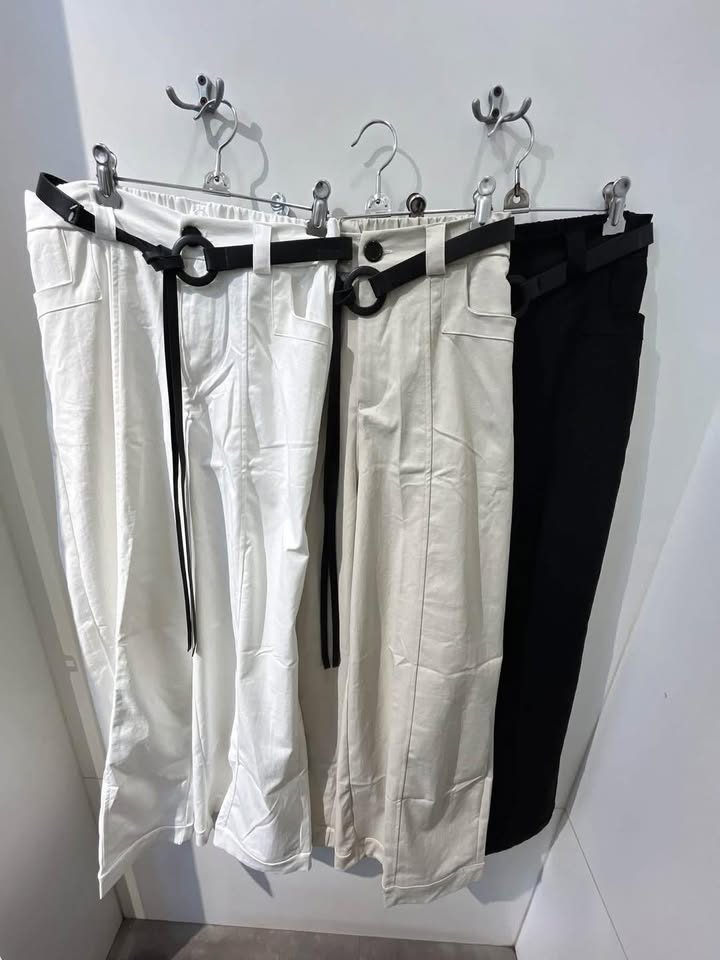寬版褲附腰帶:圖片 6