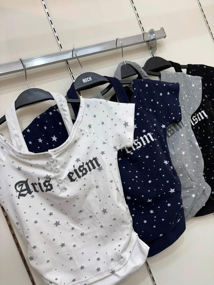 滿版星星假兩件上衣 🌟 - Image 12