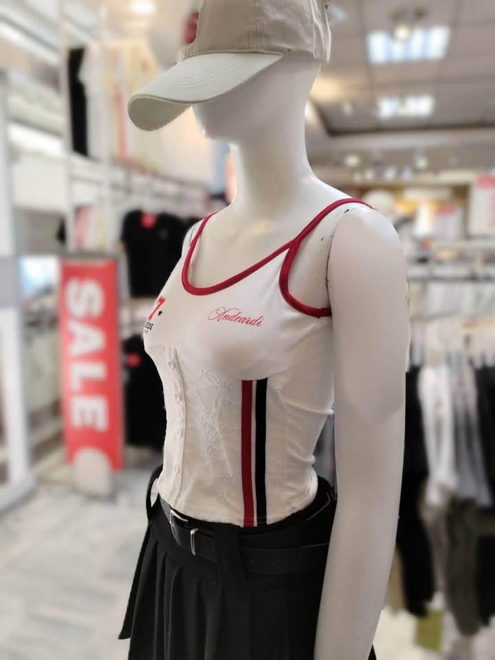 運動拼接蕾絲背心 - Image 9