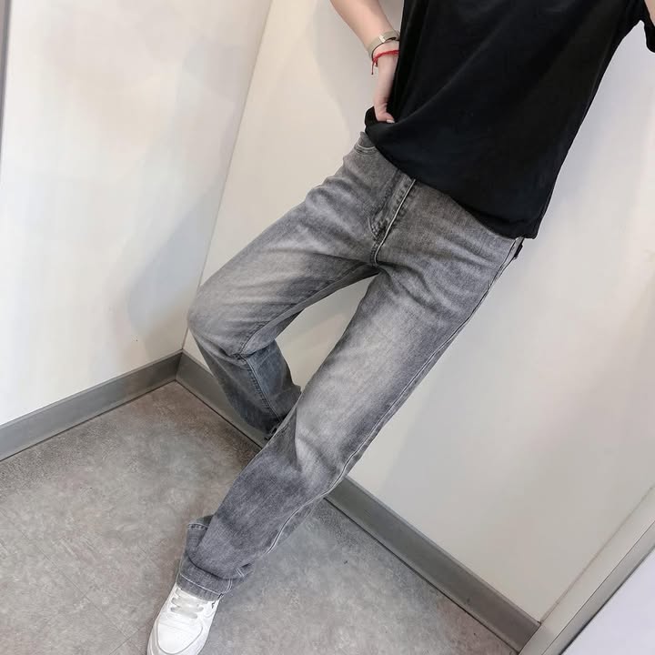 冰感彈力直筒牛仔褲 - Image 10