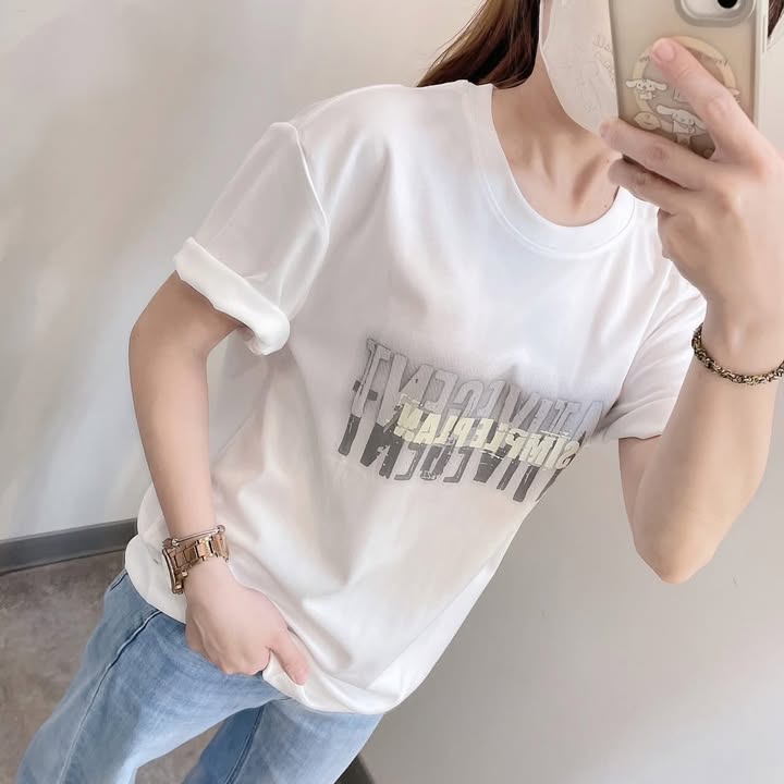 百搭質感印花T|男女同款 - Image 3