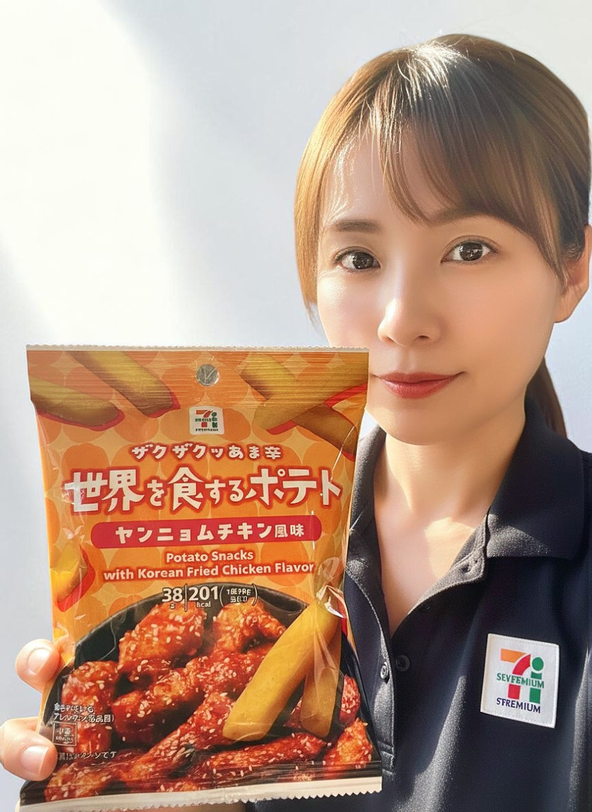 日本7-ELEVEN限定|世界を食する洋芋棒-韓式洋釀炸雞風味
