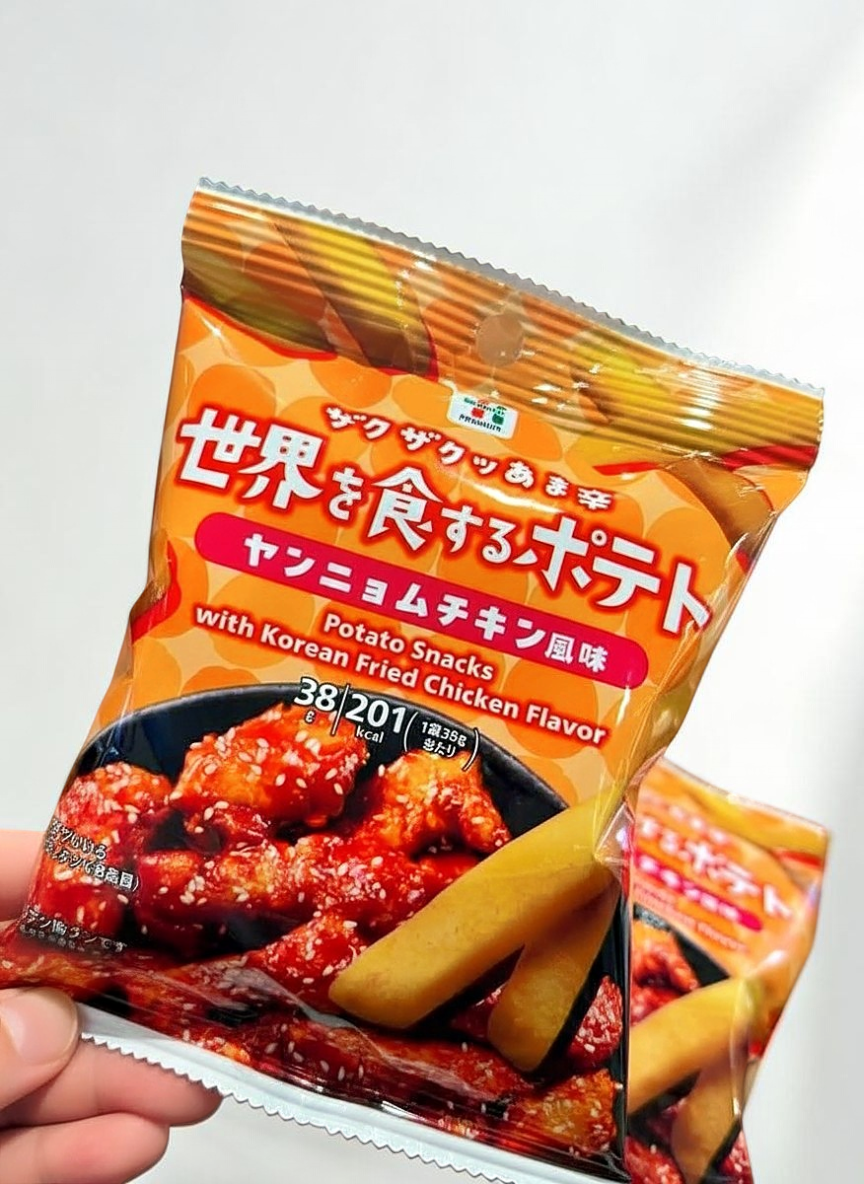 日本7-ELEVEN限定|世界を食する洋芋棒-韓式洋釀炸雞風味 - Image 2