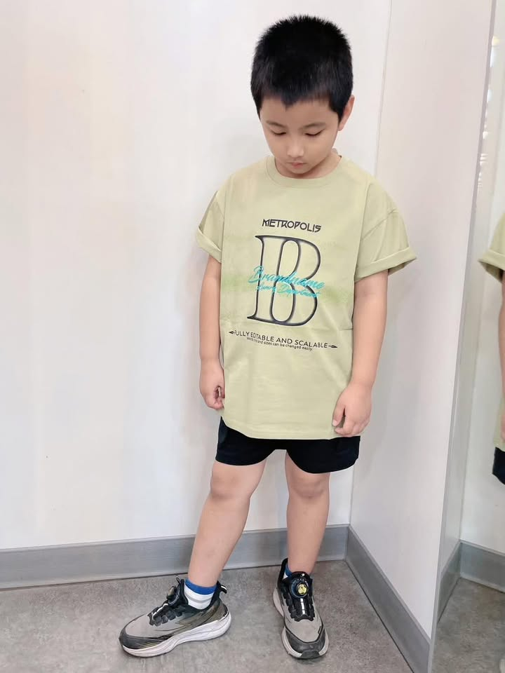 韓系字母印花童T:圖片 7