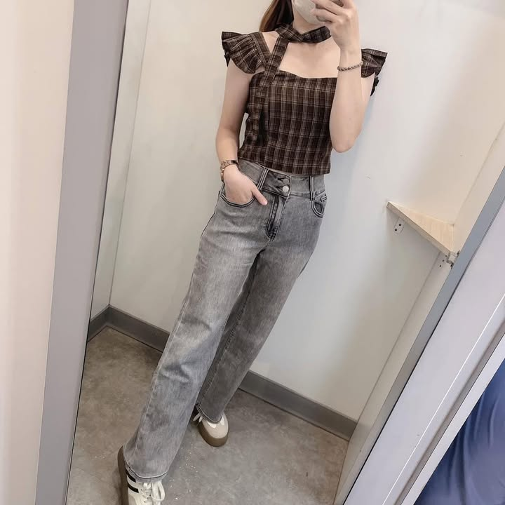 高腰顯瘦直筒牛仔褲:圖片 8