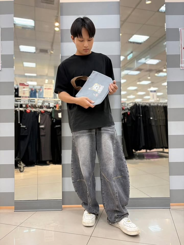 暖心療癒.吐司小狗撞色織帶帆布提包:圖片 5