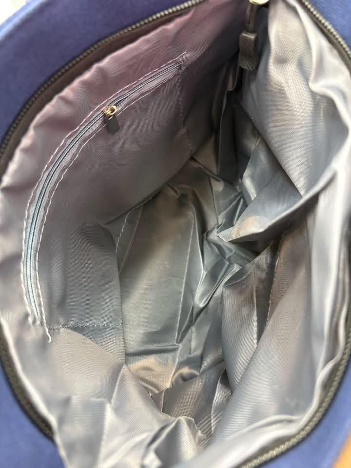 暖心療癒.吐司小狗撞色織帶帆布提包:圖片 6