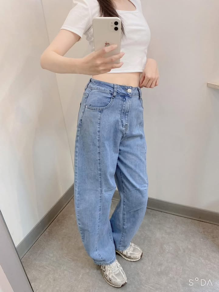 新品上市|牛仔彎刀長褲:圖片 4