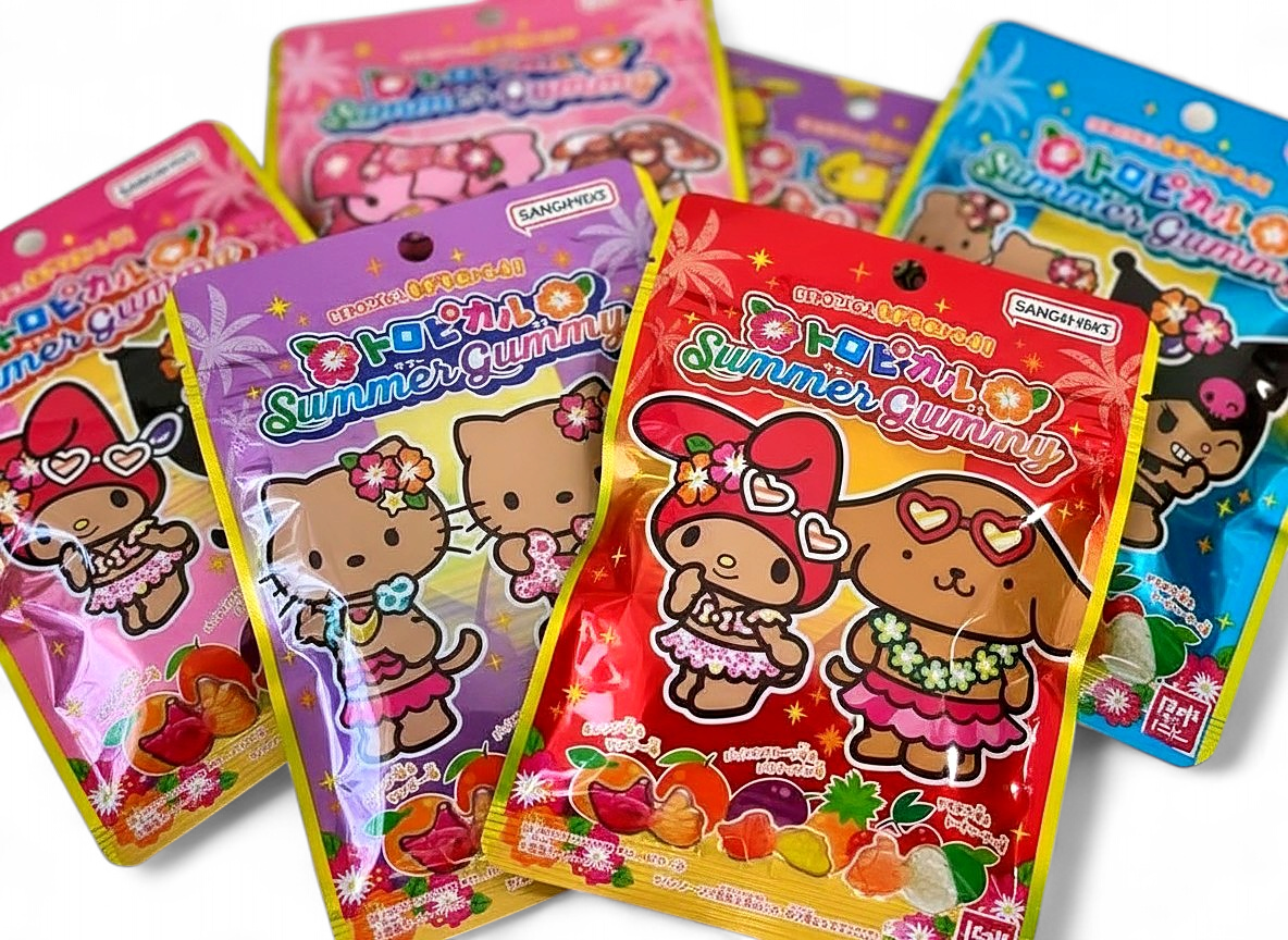 日本限定 BANDAI × Sanrio 夏日熱帶水果QQ軟糖