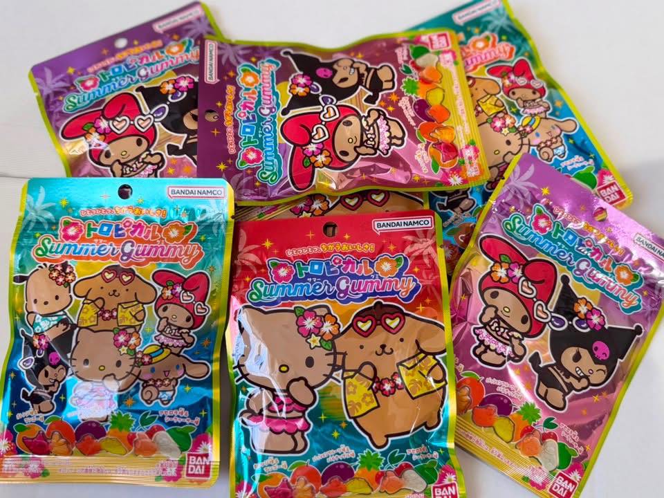 日本限定 BANDAI × Sanrio 夏日熱帶水果QQ軟糖 - Image 5