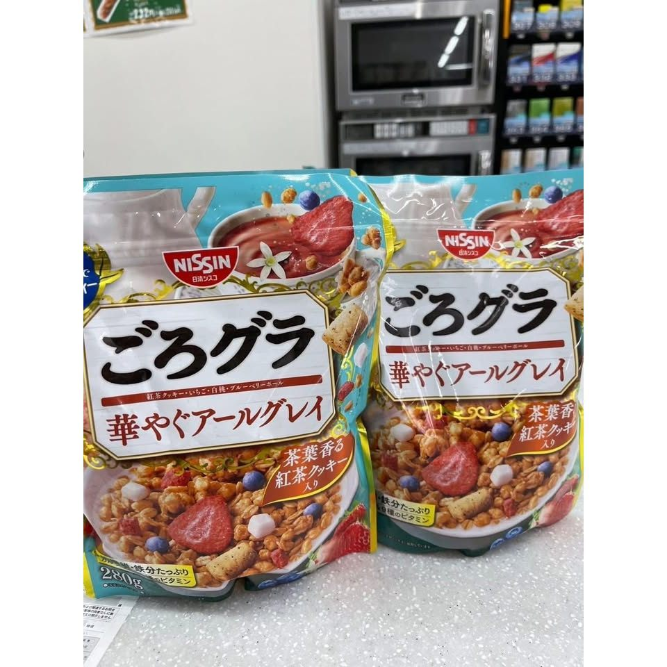 🌿 日本限定🇯🇵日清 GORO GURA 伯爵紅茶穀物麥片 🍓:圖片 4