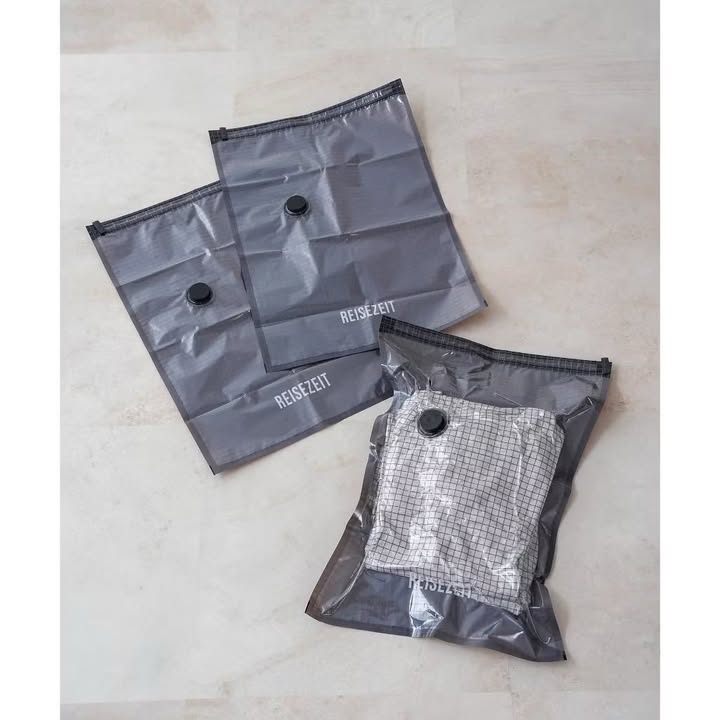 日本人氣3coins 日本熱銷 旅行真空壓縮收納袋 (3入組):圖片 2