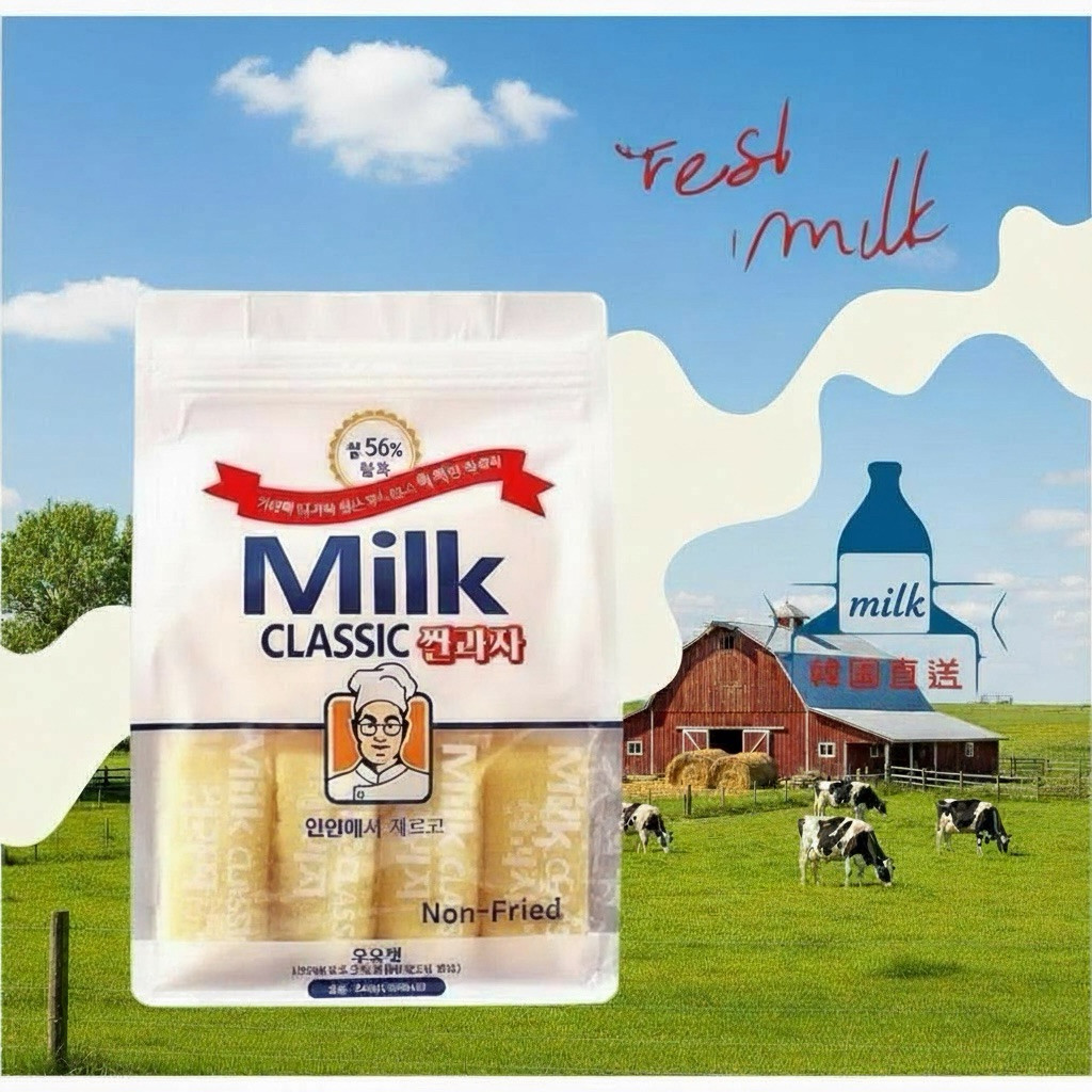 韓國Milk Classic鮮奶米餅♥:圖片 2