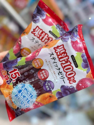 日本熱銷｜100%果汁棒棒果凍