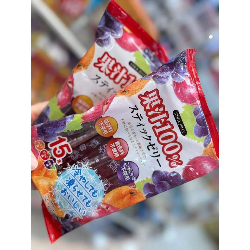日本熱銷|100%果汁棒棒果凍