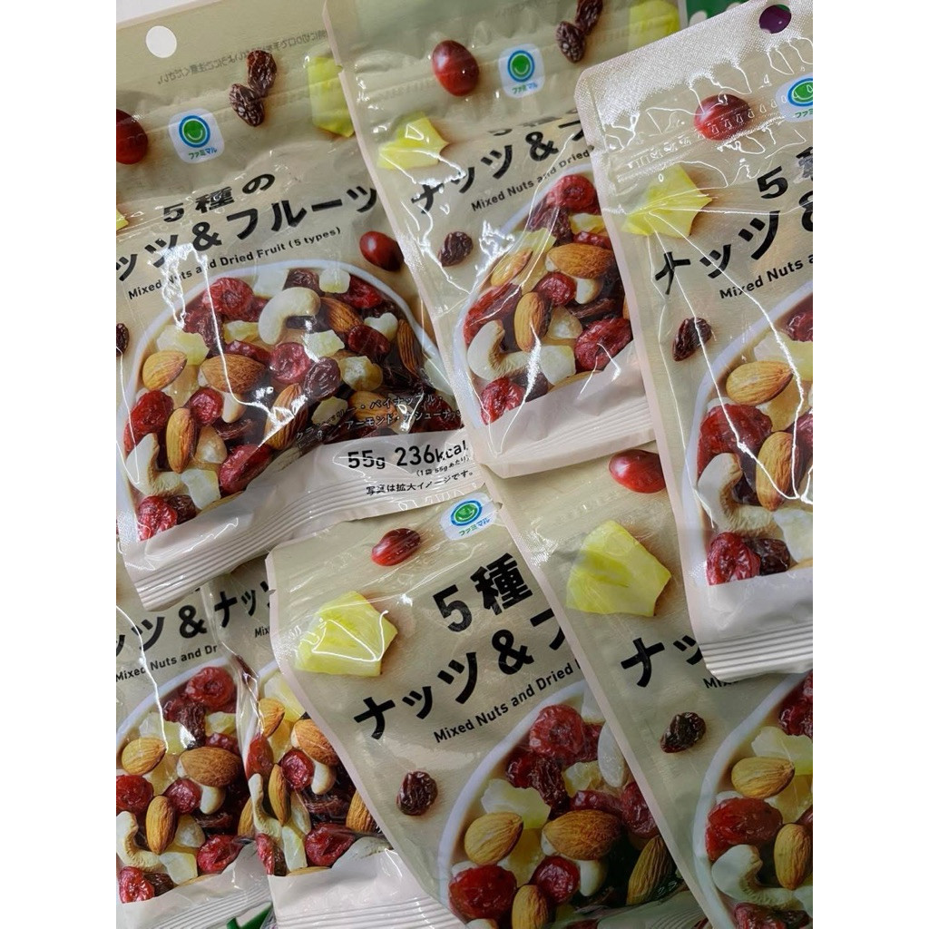 🥜日本人氣零嘴|全家5種堅果水果綜合包🍓:圖片 4