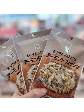 ✨【7-11 日本進口｜杏仁小魚乾】健康零食首選