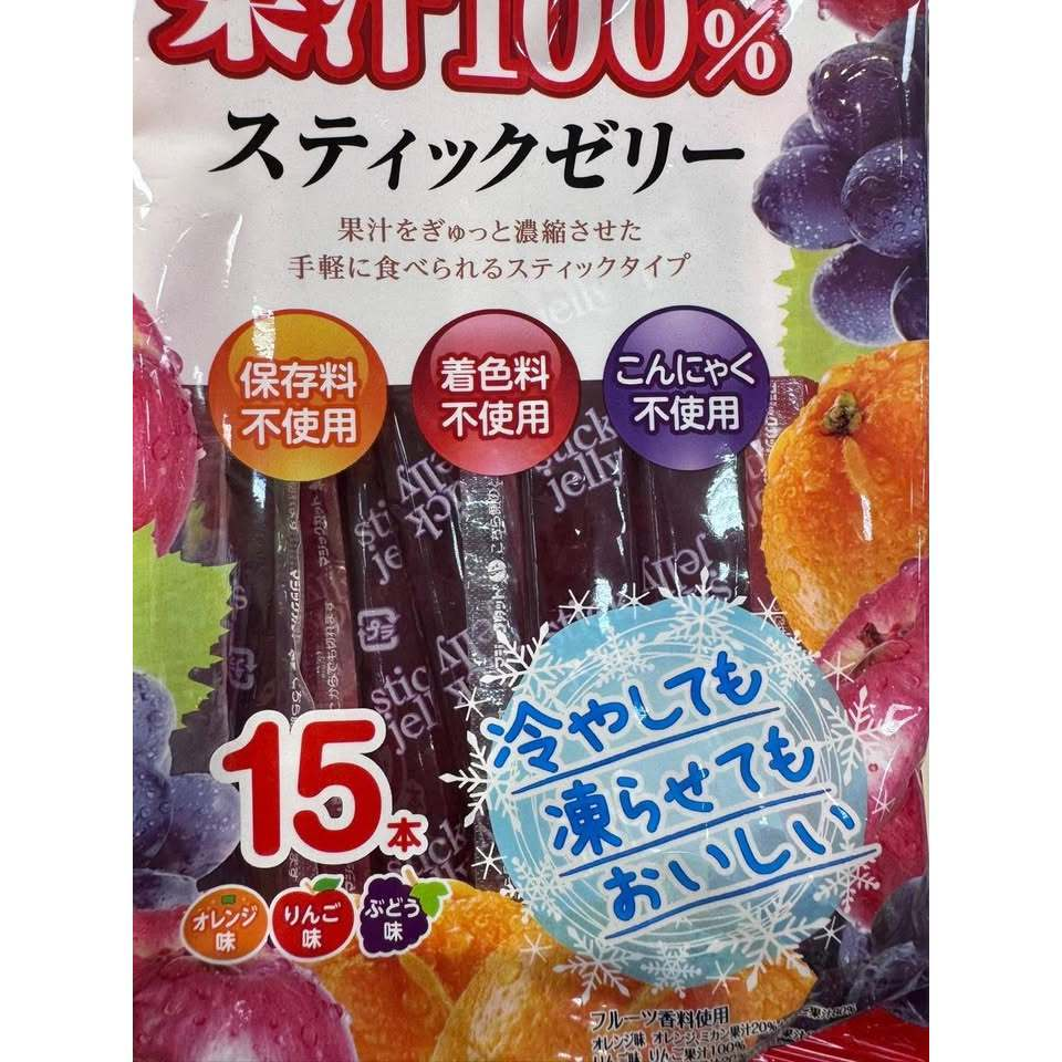 日本熱銷|100%果汁棒棒果凍:圖片 2