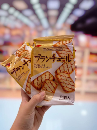 日本白巧克力蘭朵夏夾心餅乾