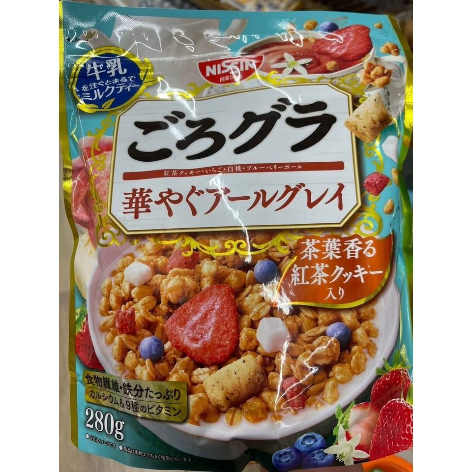 🌿 日本限定🇯🇵日清 GORO GURA 伯爵紅茶穀物麥片 🍓:圖片 6