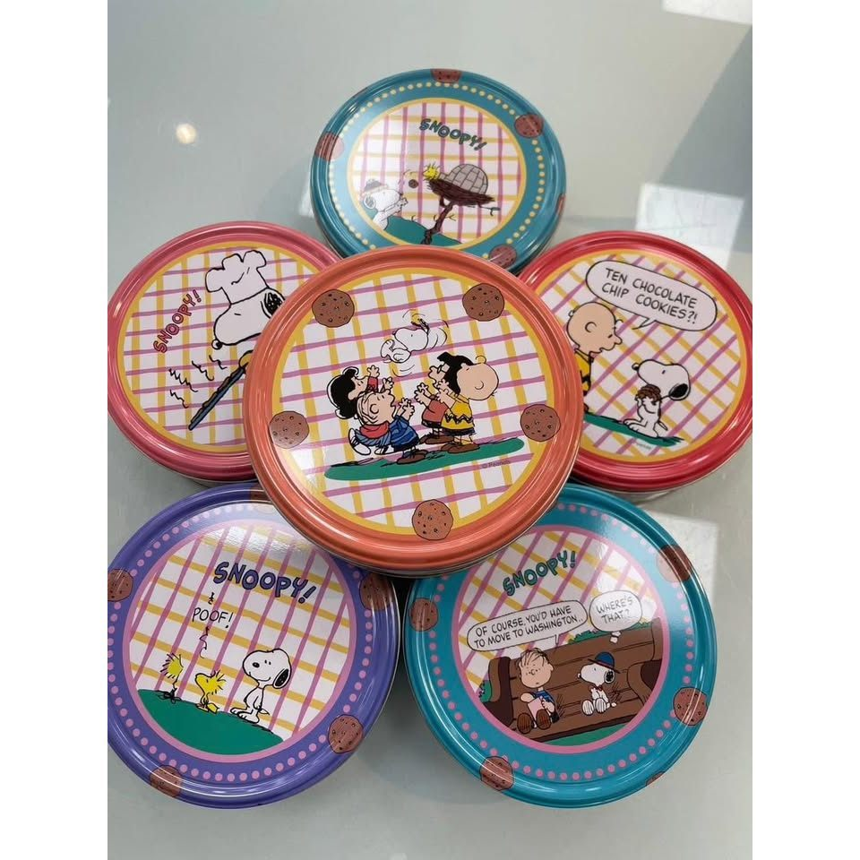 超可愛史努比鐵盒包裝 丹麥🇩🇰製 史努比奶油曲奇餅乾🍪150g/盒:圖片 6